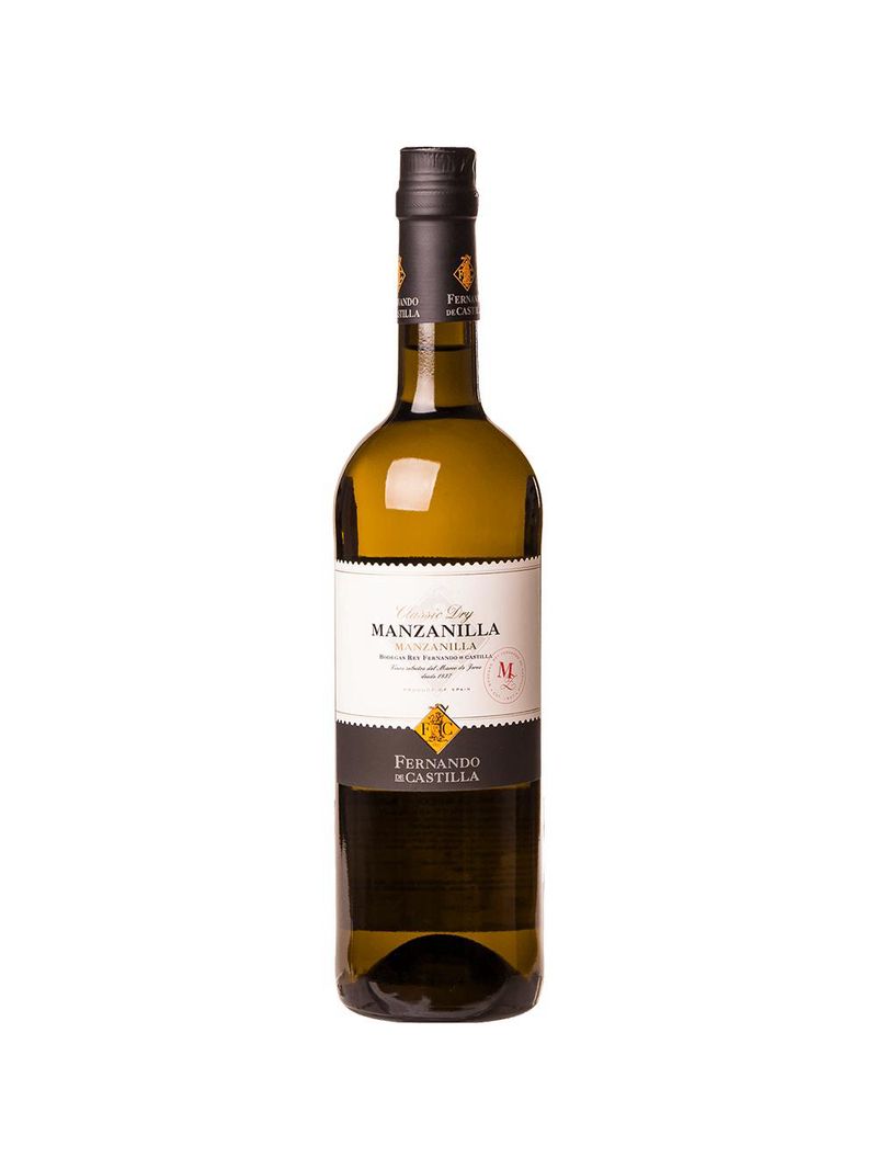 Vinho branco espanhol fernando de castilla classic dry manzanilla 750ml