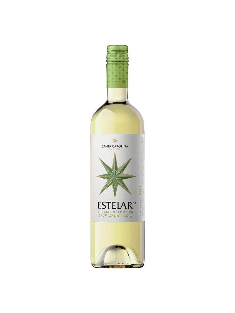 Vinho branco chileno santa carolina estelar 57 sauvignon blanc 750ml
