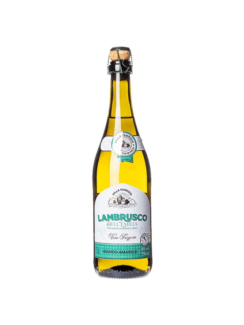 Vinho branco italiano villa fabrizia lambrusco amabile 750ml