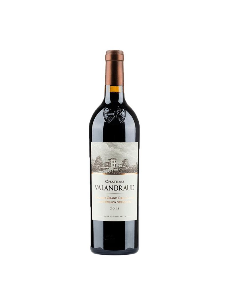 Vinho francês château valandraud 1ep grand cru classé 2018 750ml