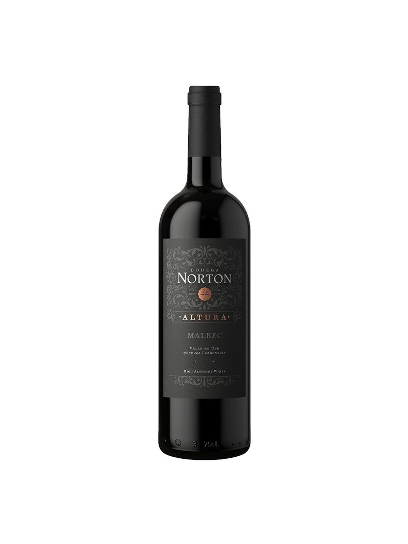 Vinho tinto argentino norton altura malbec 750ml