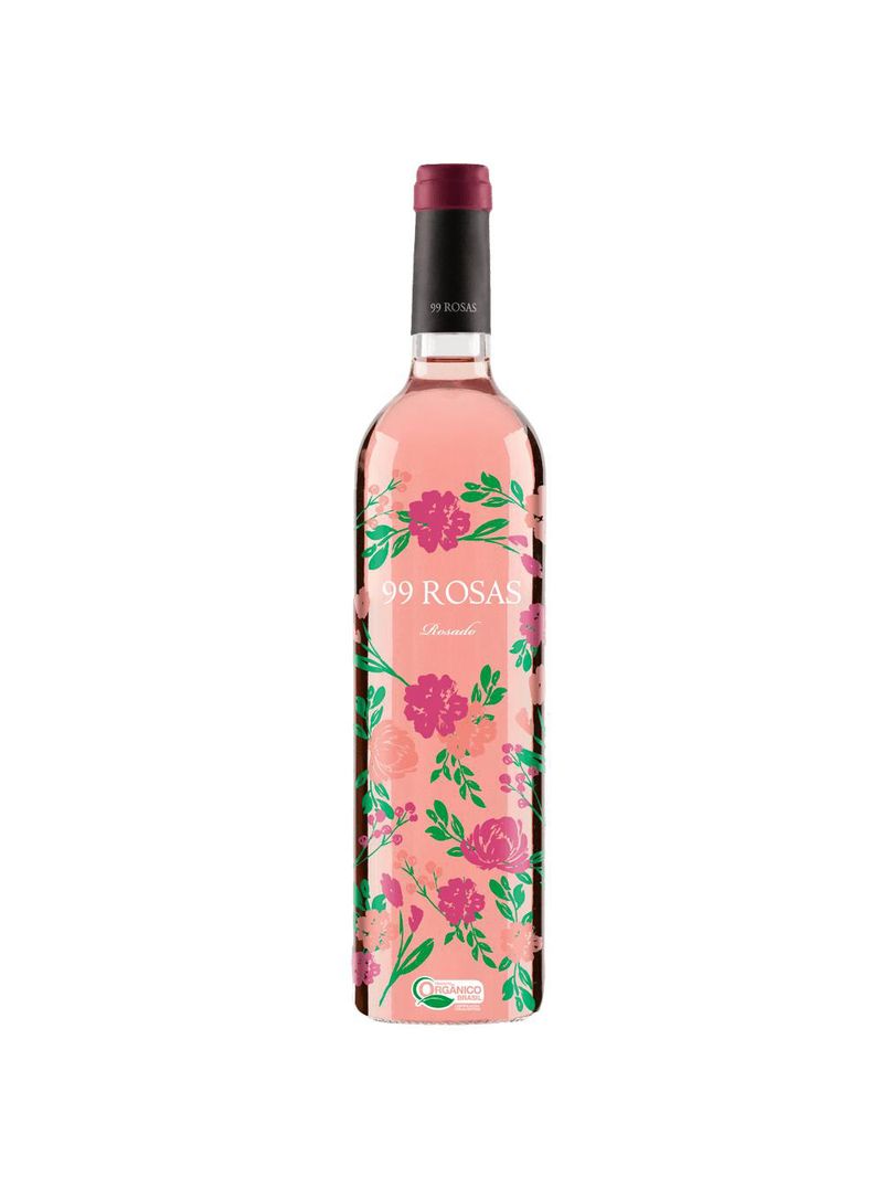 Vinho rosé espanhol domínio de punctum 99 rosas edição especial 750ml