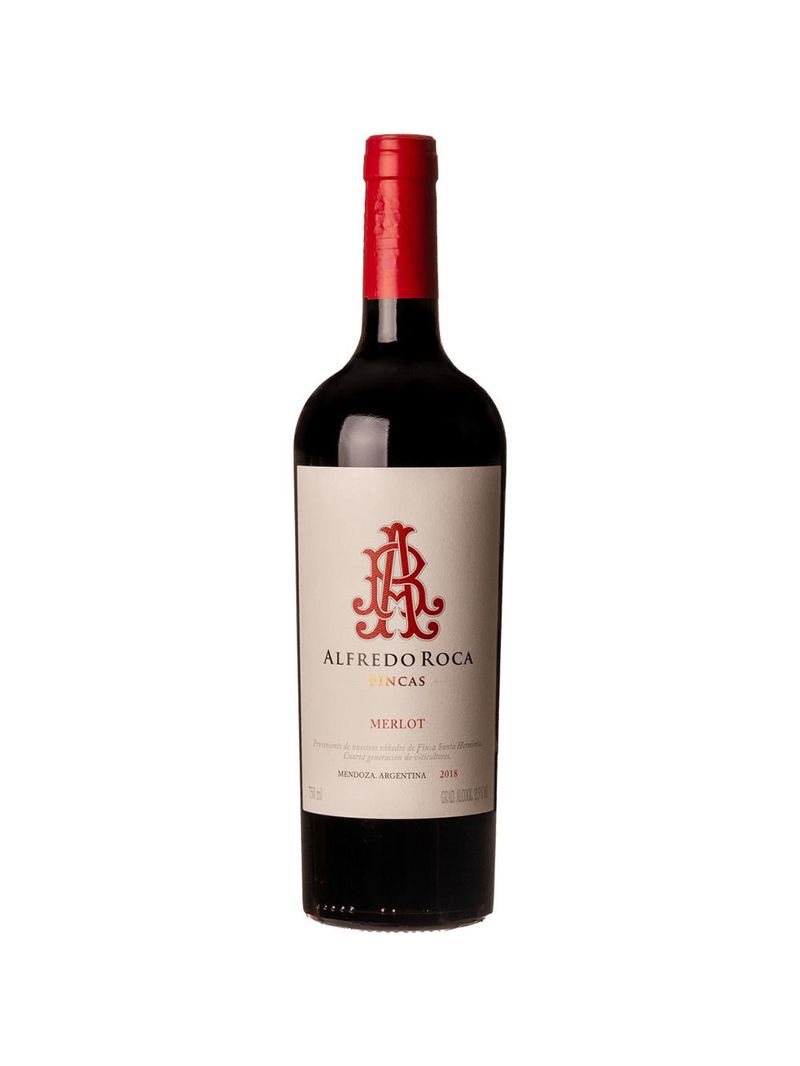 Vinho tinto argentino alfredo roca merlot 750ml