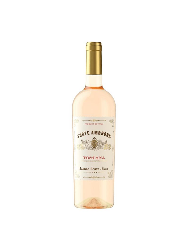 Vinho rosé italiano forte ambrone rosato 750ml