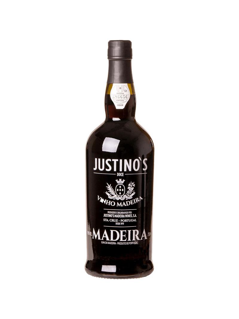 Vinho português justinos madeira 3 anos doce 750ml