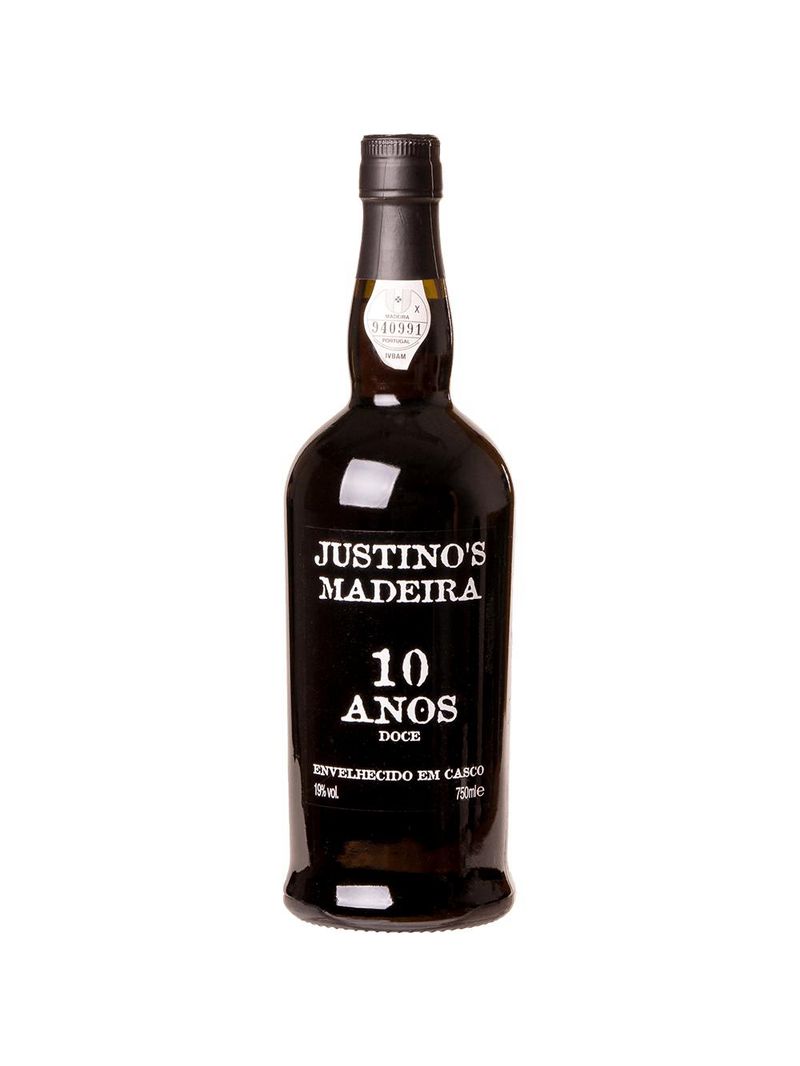 Vinho português justinos madeira 10 anos doce 750ml