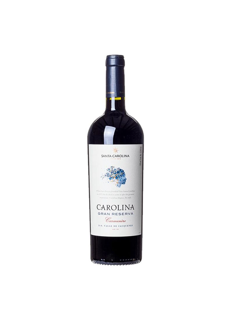 Vinho tinto chileno carolina gran reserva carmenère 750ml