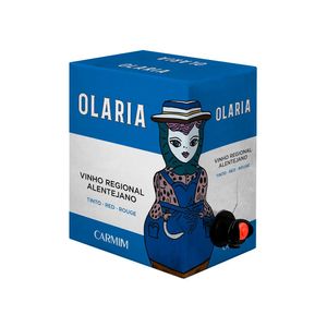 Vinho tinto português carmim olaria seco bag in box 5lt