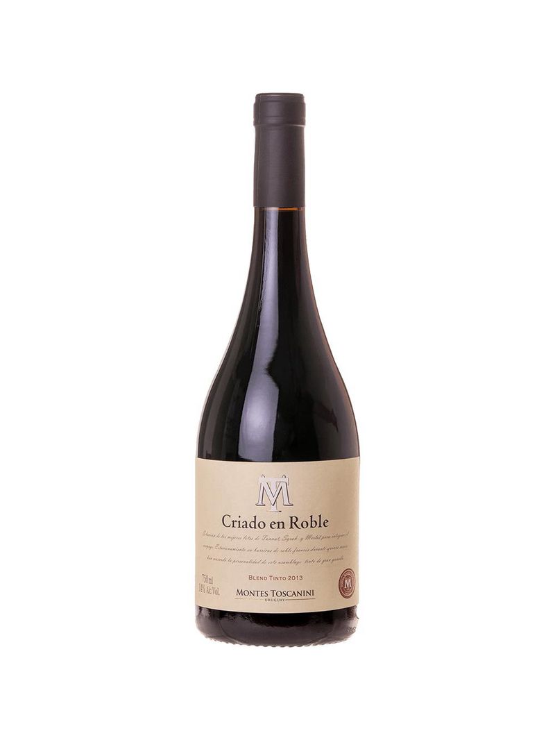 Vinho tinto uruguaio montes toscanini criado em roble blend 750ml