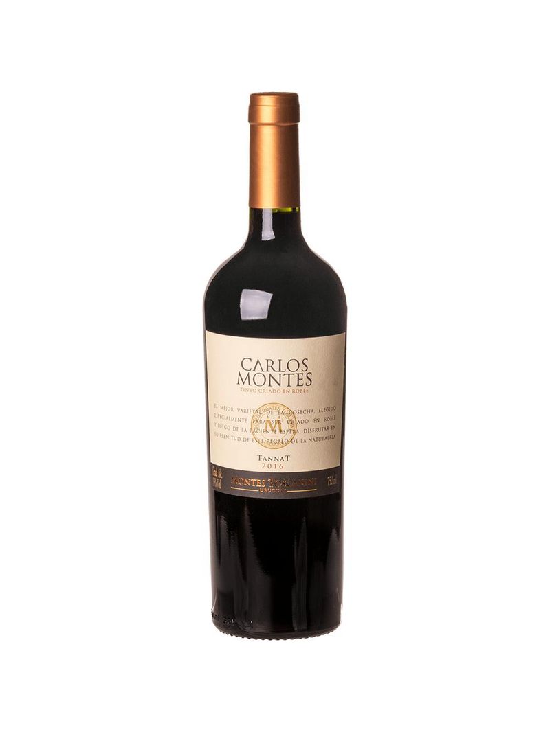Vinho tinto uruguaio montes toscanini carlos montes tannat crianza 750ml