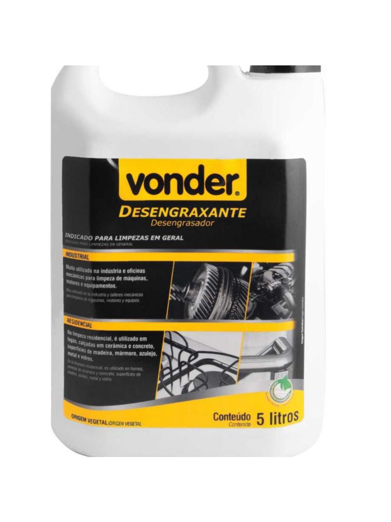 Desengraxante 5 litros vonder