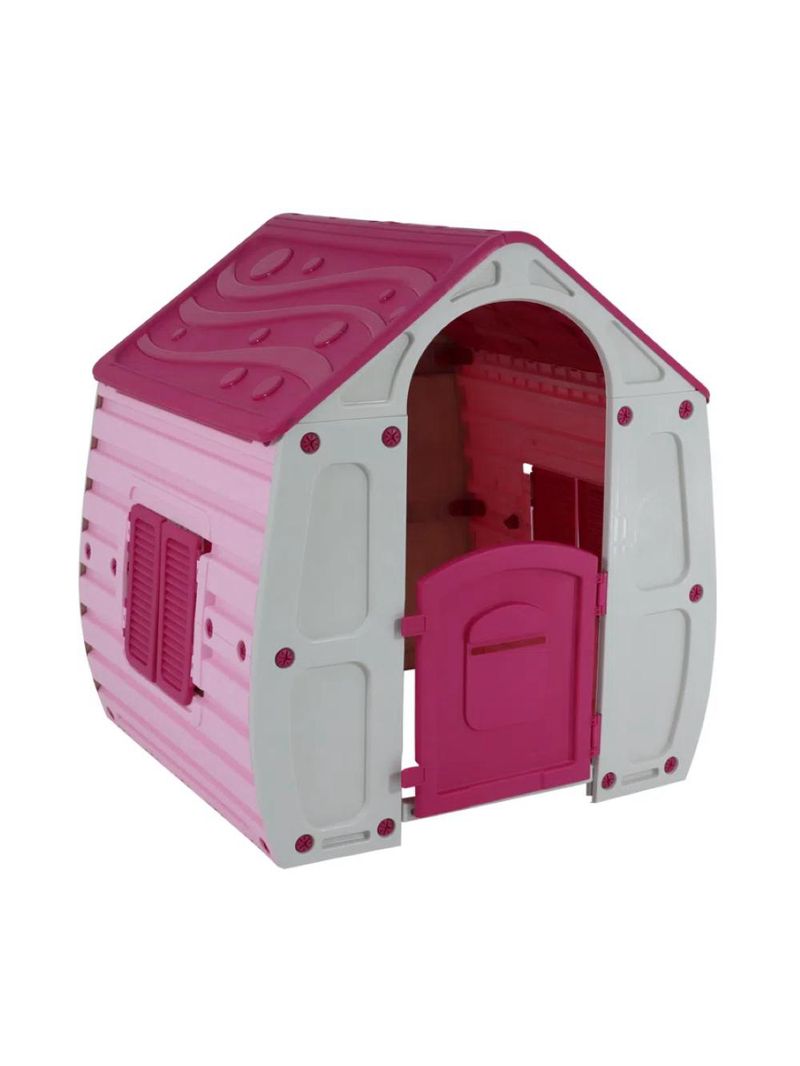 Casinha de brinquedo bonecas bichinhos magical rosa 560010 bel