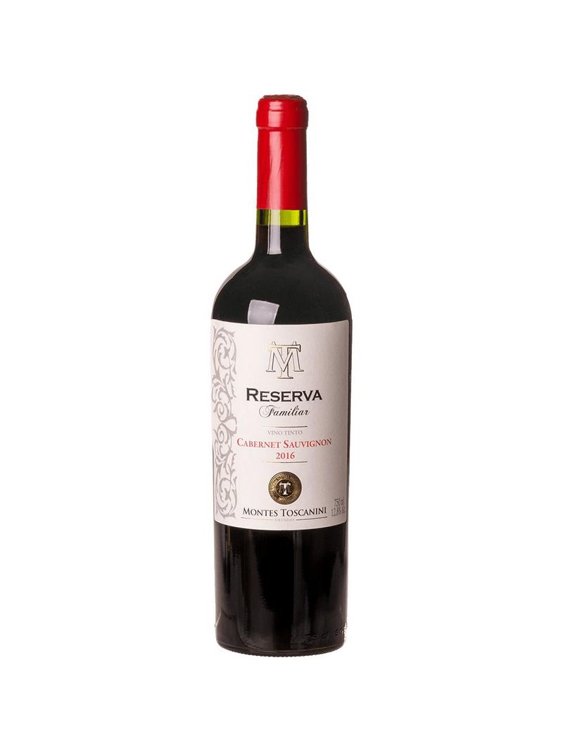 Vinho tinto uruguaio montes toscanini reserva familiar cabernet sauvignon 750ml