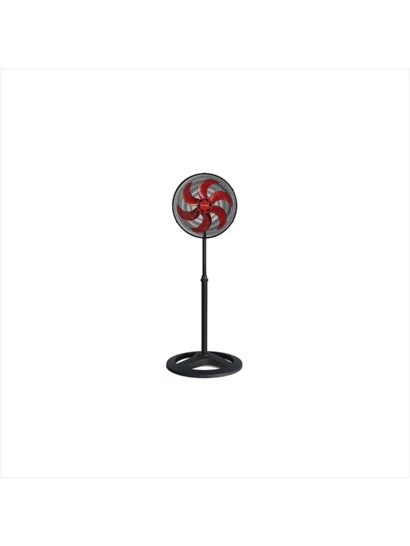 Ventilador oscilante de coluna turbo 50cm vermelho 127v premium ventisol