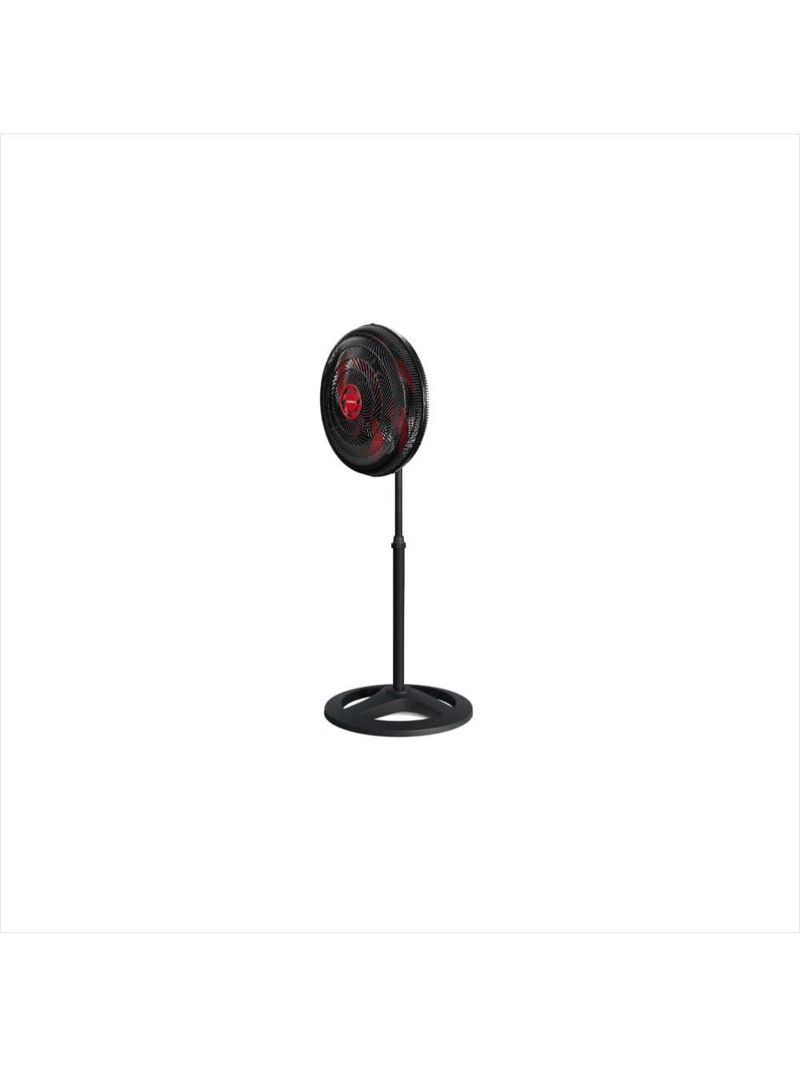 Ventilador oscilante de coluna turbo 50cm vermelho 127v premium ventisol