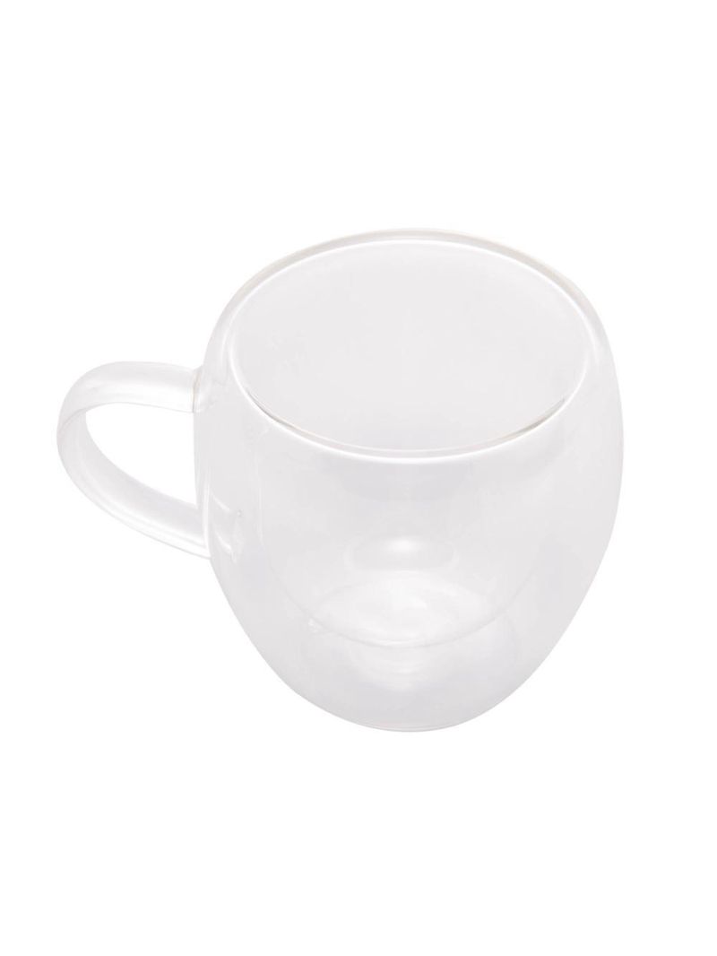 2 xícaras lyor modern de café parede dupla de vidro 80ml