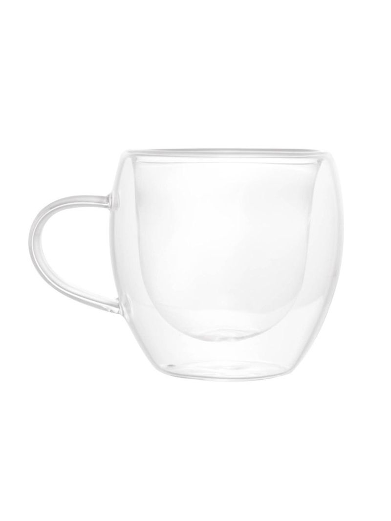 2 xícaras lyor modern de café parede dupla de vidro 80ml