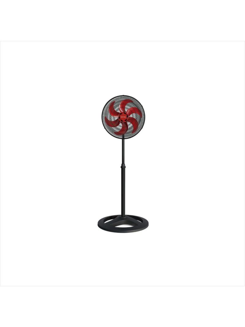 Ventilador oscilante de coluna turbo 40cm vermelho 220v premium ventisol