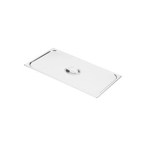 Tampa para cuba gn 1/9 tramontina em aço inox sem recortes