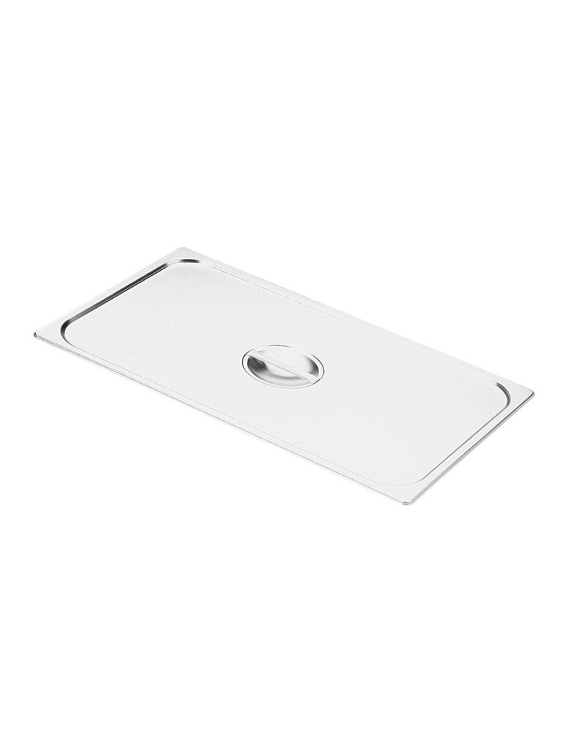 Tampa para cuba gn 1/9 tramontina em aço inox sem recortes