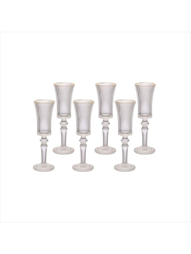 Taça champanhe graffiato bd 150ml 6 peças