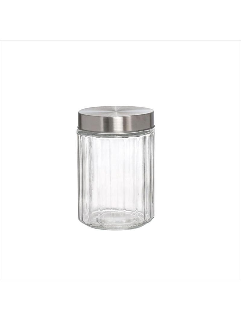 Pote redondo de vidro cabane 1,2l