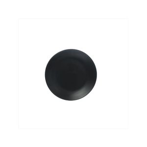 Prato para sobremesa charlot preto 18,5 cm