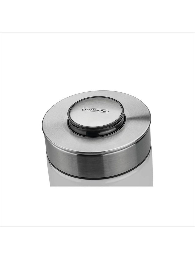 Pote vidro tpaço inox 1,0l purezza
