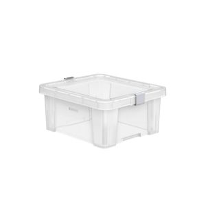 Caixa Organizadora Tramontina Office 17 L em Polipropileno Transparente