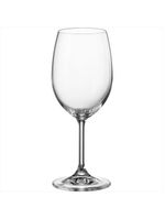 Jogo 6 peças taças vinho bohemia bruna cristal 350ml 20x8x8cm