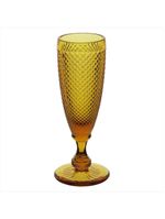 Taça champanhe 18x7x7 cm 150ml vidro Âmbar 6 peças imperial - gs