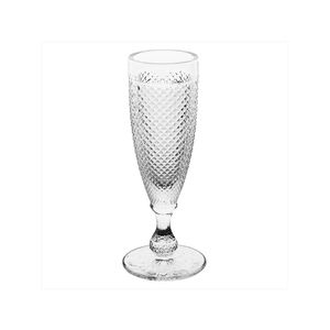 Taça champanhe 18x6x6 cm 150ml vidro transparente 6 peças imperial - gs