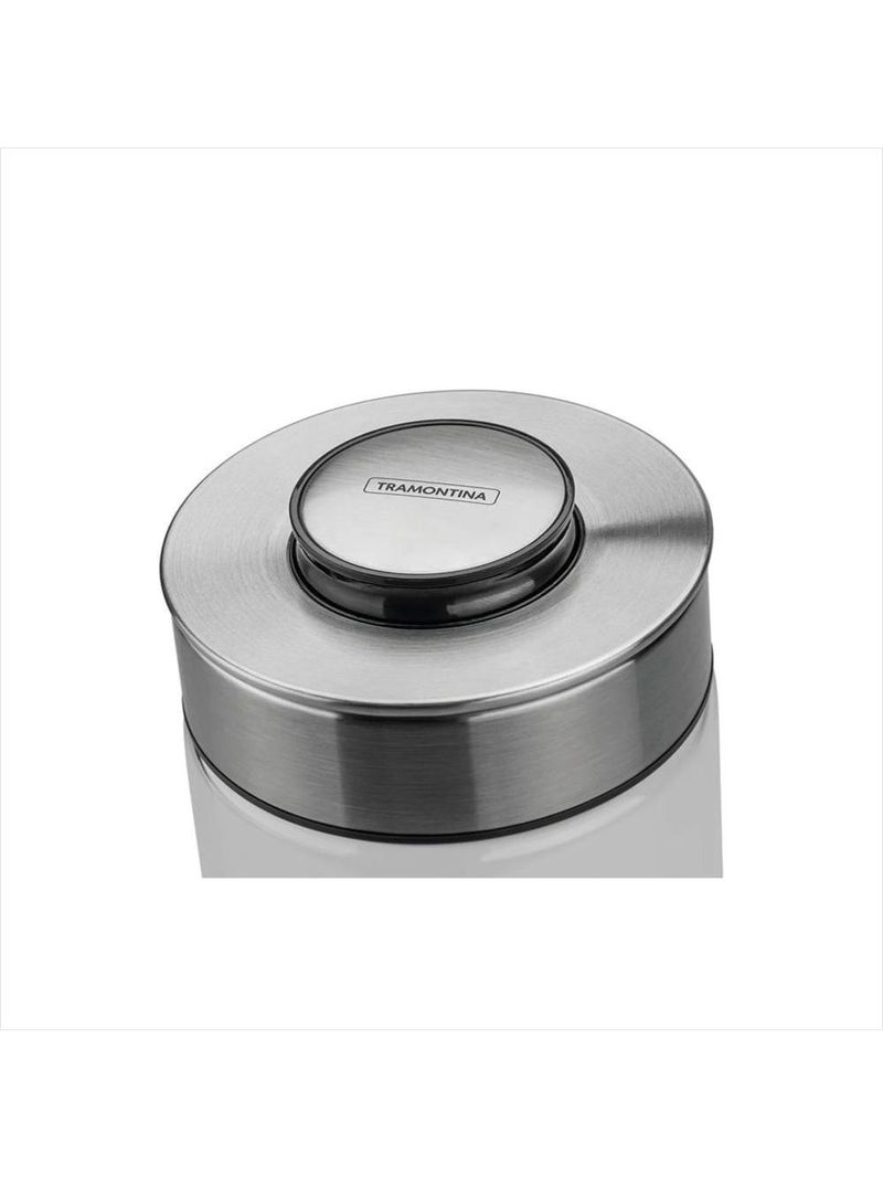 Pote vidro tpaço inox 0,7l purezza