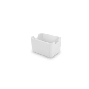 Porta adoçante retangular buffet branco 9,3x6,7x5,4cm haus concept