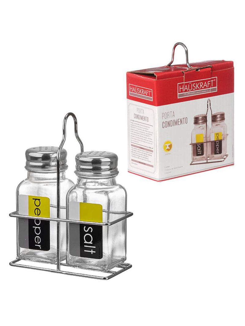 Porta condimento 2 peças hauskraft