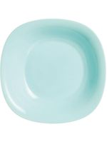 Prato fundo vidro temperado verde 6peças carine luminarc