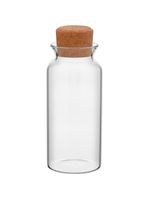 Pote  850ml borosilicato transparente tampa cortiça gs