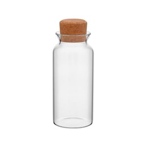 Pote  850ml borosilicato transparente tampa cortiça gs