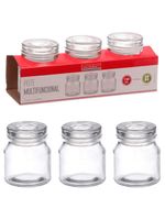 Pote multifuncional vidro jogo 3 peças hauskraft