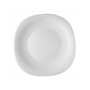 Prato sobremesa de vidro temperado branco 6 peças bormioli rocco parma