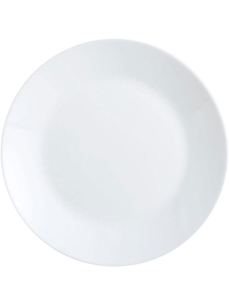 Prato raso arcopal zelie vidro temperado branco 6 peças