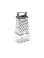 Ralador inox 4 faces com pote coletor 20,5cm top pratic brinox