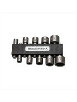 Jogo ponteiras tipo soquete 10 peças tramontina