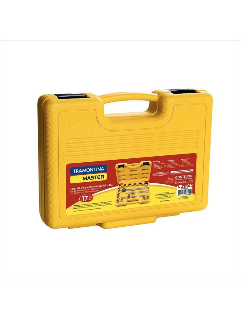 Jogo soquetes acessorios 1/2  17pcs