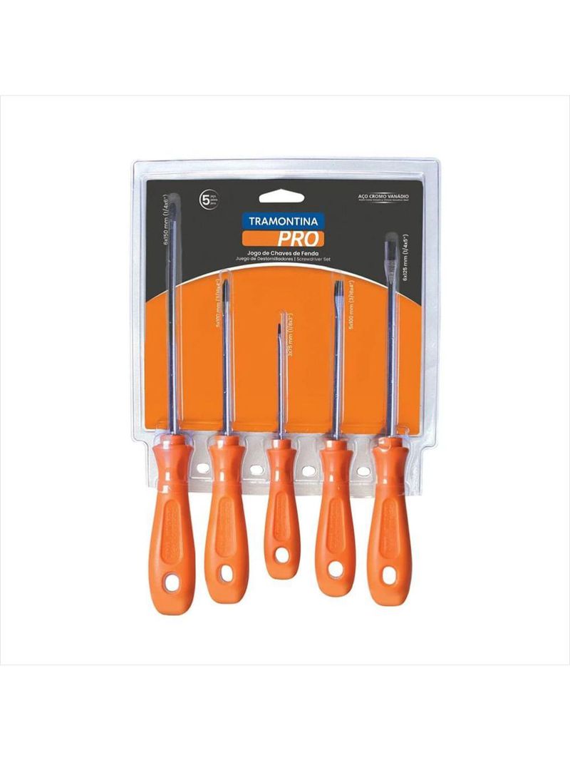 Jogo de chaves de fenda 5 peças tramontina