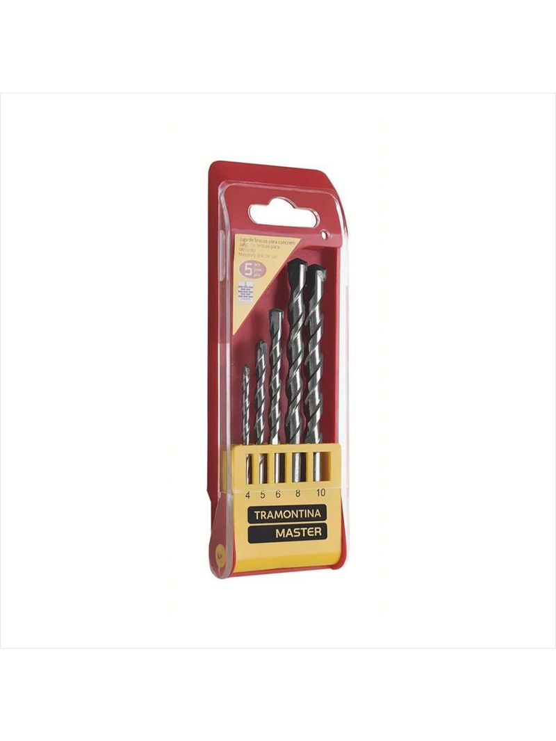 Jogo de brocas para concreto 5 peças