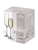 Taça champanhe bohemia sarah cristal 260 ml 6 peças