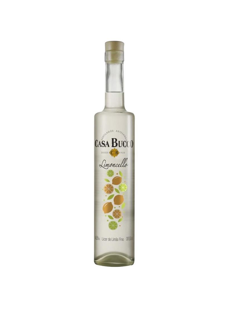 Licor de limão casa bucco limoncello 500ml