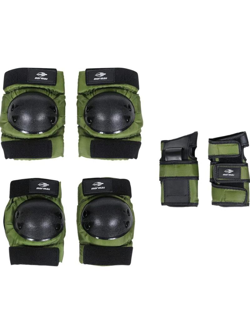 Kit proteção joelho, punho e cotovelos g - mormaii