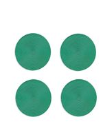 Jogo americano redondo 4(quatro) unidade verde esmeralda